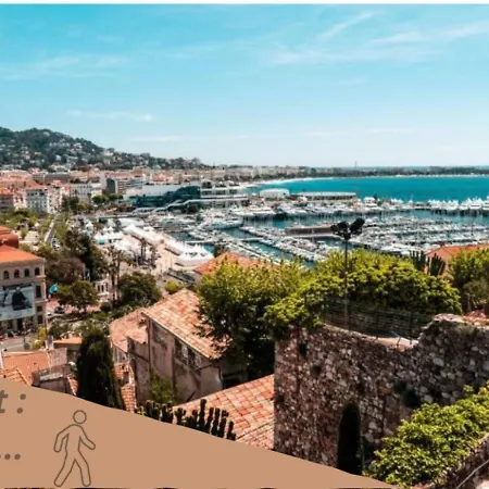 2 Bed - Ascenseur - 2 Min Du Palais - Climatise קאן