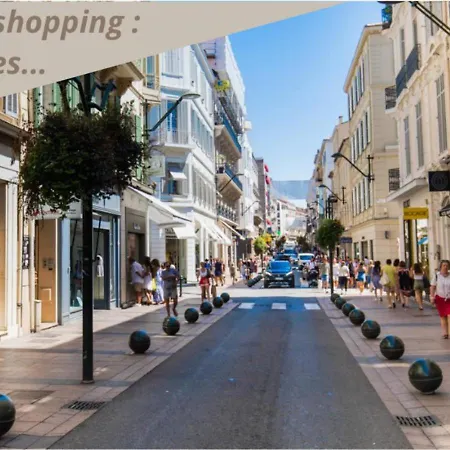 Apartment 2 Bed - Ascenseur - 2 Min Du Palais - Climatise Cannes